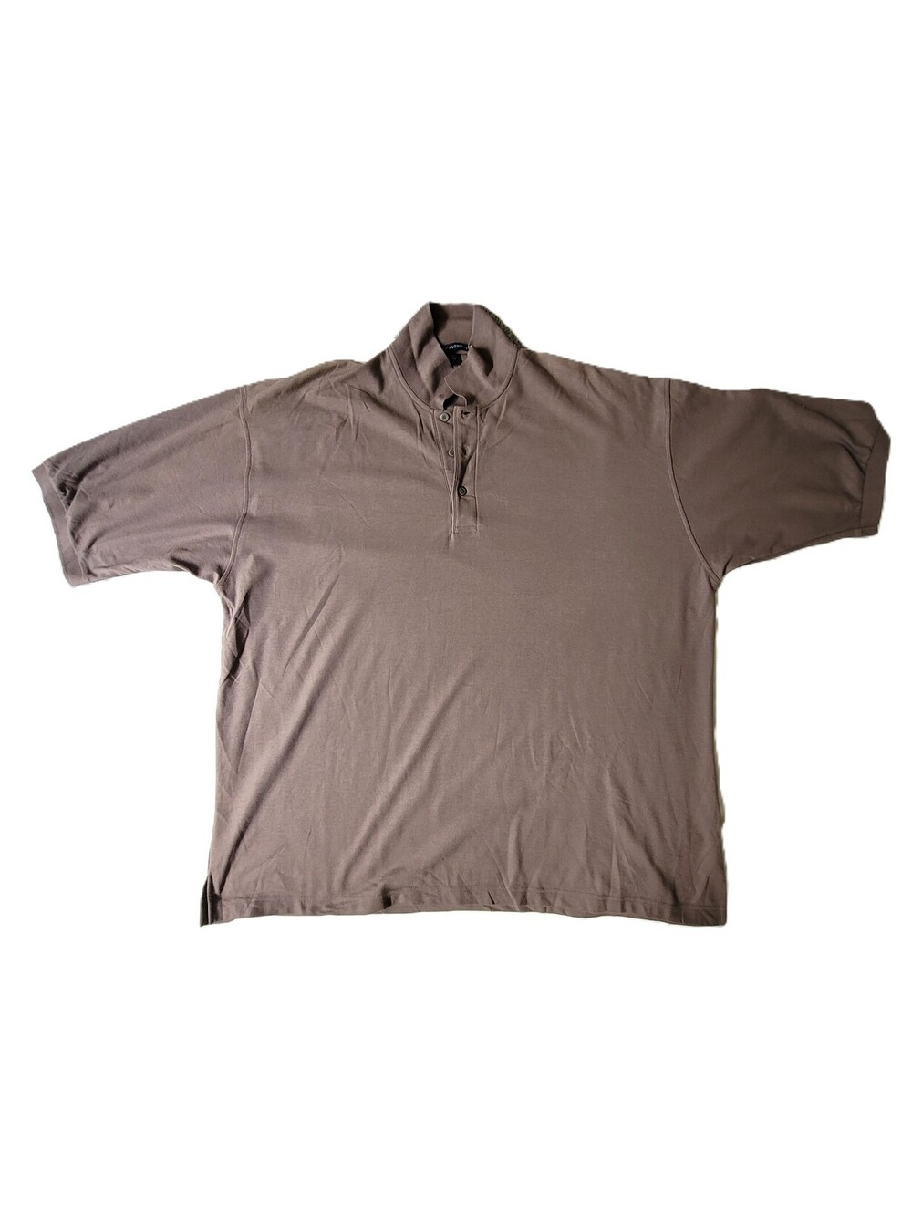 Port Authority Men’s 5XL Taupe Brown Short Sleeve Polo Shirt Cotton Blend